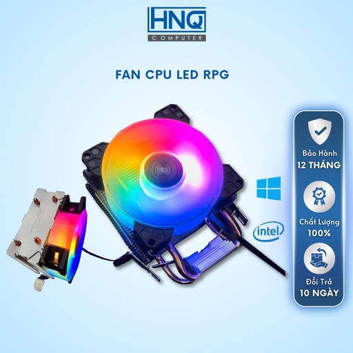 Quạt Tản Nhiệt CPU Led RPG Tản Nhiệt Khí, Tản Nhiệt CPU