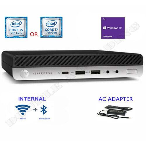 Máy Tính Case Mini Đồng Bộ HP EliteDesk 800 G3 35W, Mini PC HP Intel i3 6100, i5-6500, i7 6700 2.5Ghz 8GB