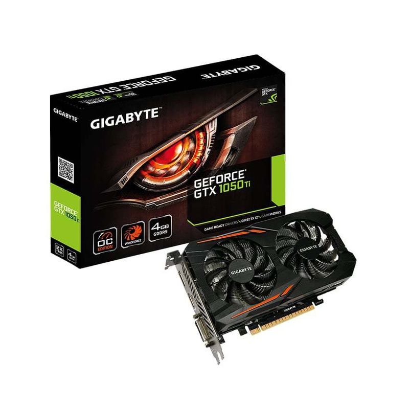 Card màn hình GIGABYTE GeForce GTX 1050Ti 4GB GDDR5, GT730 2GB, GT630