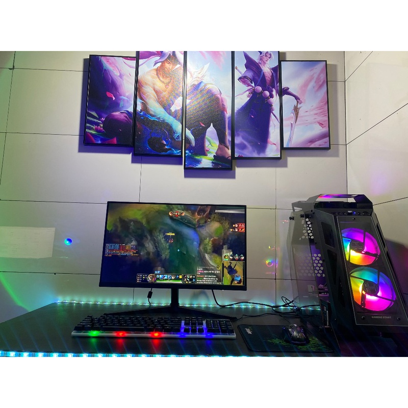 Case Pc Máy Tính Robot Gaming HNQ Cao Cấp Core i5 i7, Ram 8Gb, SSD 256Gb, Card rời 1xxx